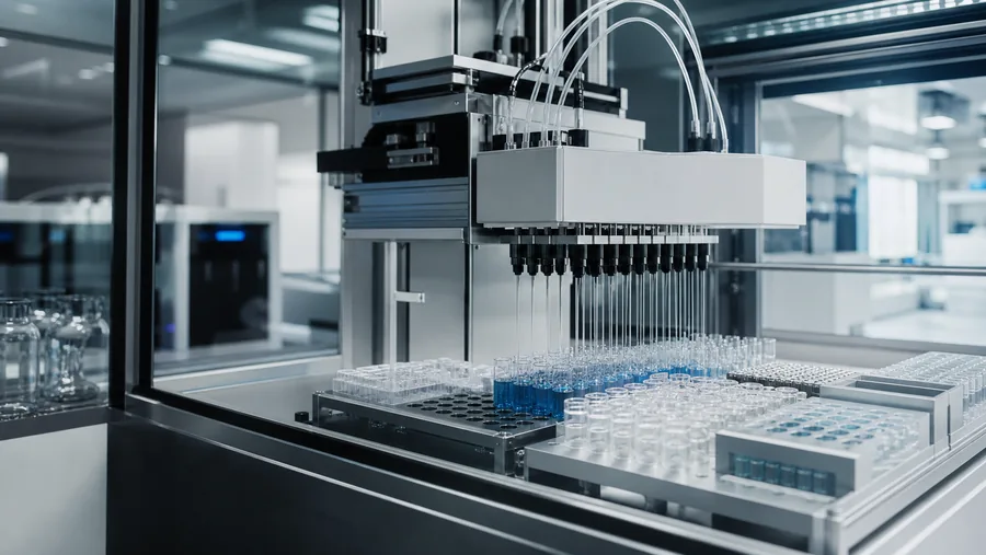 Automated pharmaceutical laboratory