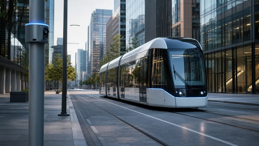 Connected electric transit in a modern city
